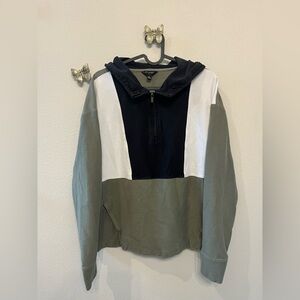 The Limited Women's Colorblock Hoodie - Black, White, and Green
